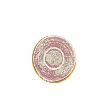 Picture of Terra Porcelain Rose Saucer 11.5cm - Pack of 6