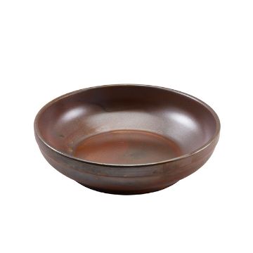 Picture of Terra Porcelain Rustic Copper Coupe Bowl 20cm - Pack of 6