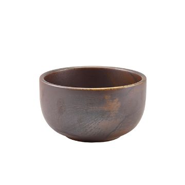 Picture of Terra Porcelain Rustic Copper Round Bowl 12.5cm - Pack of 6