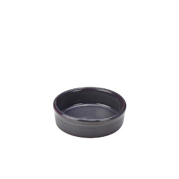 Picture of Rustic Stoneware Blue Tapas Dish 10cm - Pack of 6