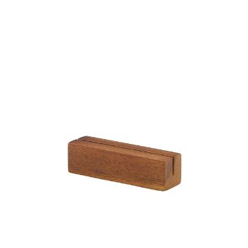 Picture of Acacia Wood Sign Holder 9 x 2.5 x 2.5cm - Pack of 12