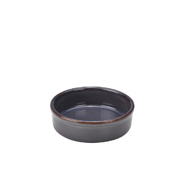 Picture of Rustic Stoneware Blue Tapas Dish 14.5cm - Pack of 12