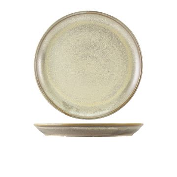 Picture of Terra Porcelain Matt Grey Coupe Plate 27.5cm - Pack of 6