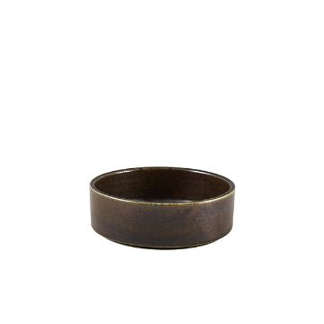 Picture of Terra Porcelain Black Presentation Bowl 13cm - Pack of 6