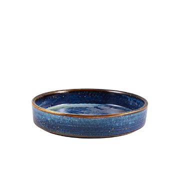Picture of Terra Porcelain Aqua Blue Presentation Bowl 20.5cm - Pack of 6