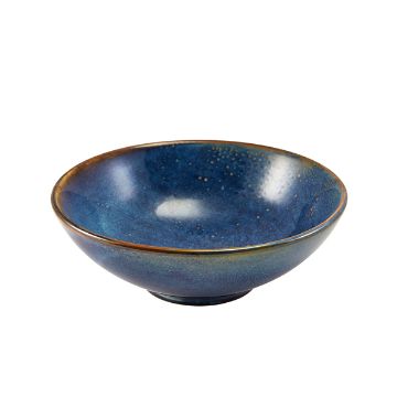 Picture of Terra Porcelain Aqua Blue Noodle Bowl 20.2cm - Pack of 6