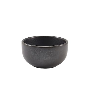 Picture of Terra Porcelain Black Round Bowl 11.5cm - Pack of 6