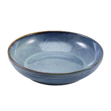 Picture of Terra Porcelain Aqua Blue Coupe Bowl 27.5cm - Pack of 6