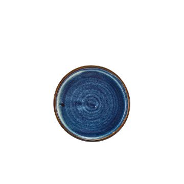 Picture of Terra Porcelain Aqua Blue Low Presentation Plate 14cm - Pack of 12