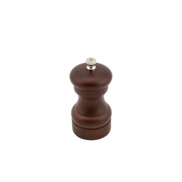 Picture of Genware Dark Wood Salt Or Pepper Grinder 10cm - Pack of 6