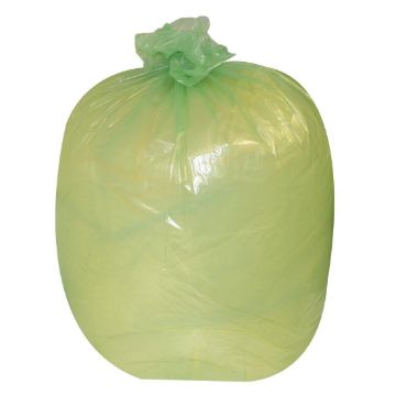 Picture of Jantex Large Medium Duty Green Bin Bags 80Ltr (Pack of 200)