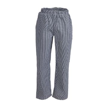 Picture of Whites Unisex Vegas Chefs Trousers Black and White Check S