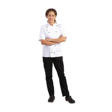 Picture of Whites Chicago Unisex Chefs Jacket Short Sleeve White L