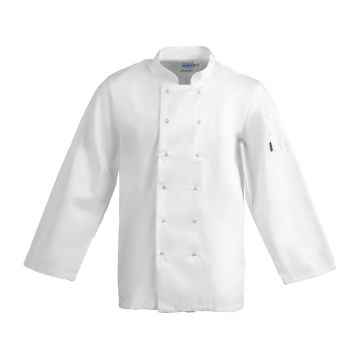 Picture of Whites Vegas Unisex Chefs Jacket Long Sleeve White XS