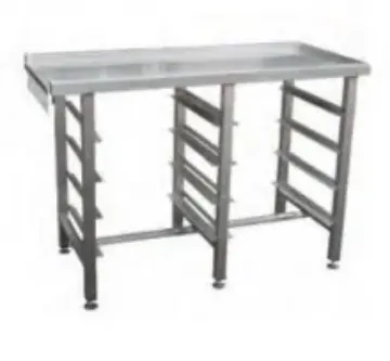 Picture of DC Tabling - Exit Table and Storage for 8 Racks Right Feed