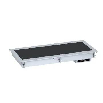 Picture of CombiSteel Drop-In Heated Ceramic Top 2/1 - BLACK