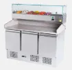 Picture of Ecofrost Pizza Prep Counter 3 Door Granite Top