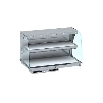 Picture of CombiSteel Drop-In Curved Heated Ceramic Display WALL MODEL - WHITE 3/1