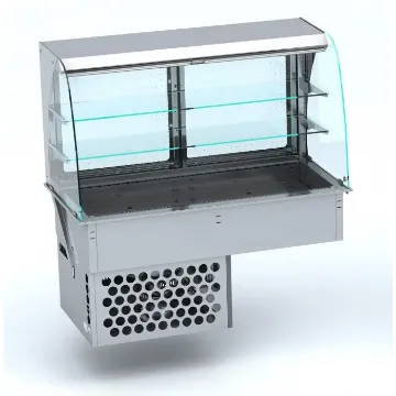 Picture of CombiSteel Drop-In Curved Refrigerated Display - ROLL UP 4/1