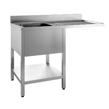 Picture of CombiSteel 700 Stainless Steel Sink Unit Flat Packed 1 Left Standing 1200