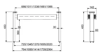 Picture of CombiSteel Lighting Bar with Ceramic Heating 2/1