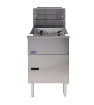 Picture of Pitco SG18S Freestanding Gas Fryer 2 Tanks NAT