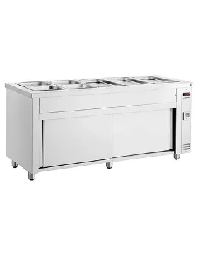 Picture of INOMAK Bain Marie with Ambient Cupboard 3x GN1/1 MDV711