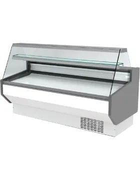 Picture of BLIZZARD Blizzard 1m Flat Glass Serve Over Counter White ZETA100