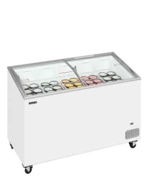Picture of Tefcold IC101SCEB White Curved Lid