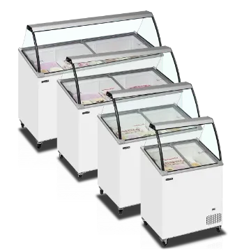 Picture of Tefcold IC201SCE + CANOPY Scoop Ice Cream Display
