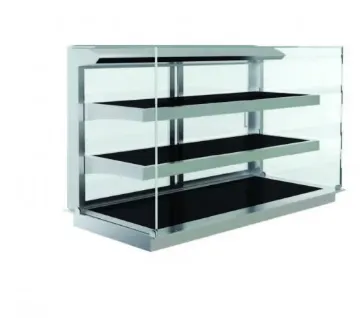 Picture of Elegance Drop In Ceran 2x1/1 Tier Heated Display - Operator Service Straight Glass