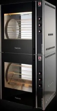 Picture of Ubert Topline RT412, 12 Spit Stacked Pass Thru Hot Air Electric Rotisserie
