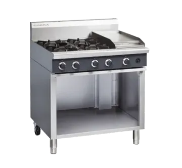 Picture of Cobra C9C - 900mm Four Burner / Griddle Gas Cooktop NAT