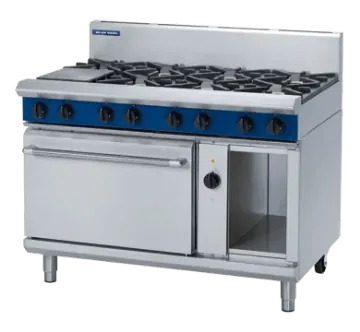 Picture of Blue GE58D - 1200mm Gas Range Electric Convection Oven 8 x 7kW