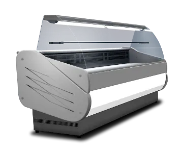 Picture of Sterling Pro SALINA80/100VCC Curved Glass Serveover Counter, 1000MM