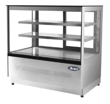 Picture of Atosa WDF097F Heavy Duty Squared Glass Deli Counter