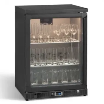 Picture of Gamko GF/100RG Right Hand Glass Door Anthracite Bottle Cooler 100L