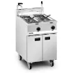 Picture of Lincat Opus 800 Natural Gas Free-standing Twin Tank Fryer with Pumped Filtration - 2 Baskets - W 600 mm - 32.0 kW