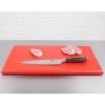 Picture of Hygiplas Thick High Density Red Chopping Board Standard 450x300x25mm