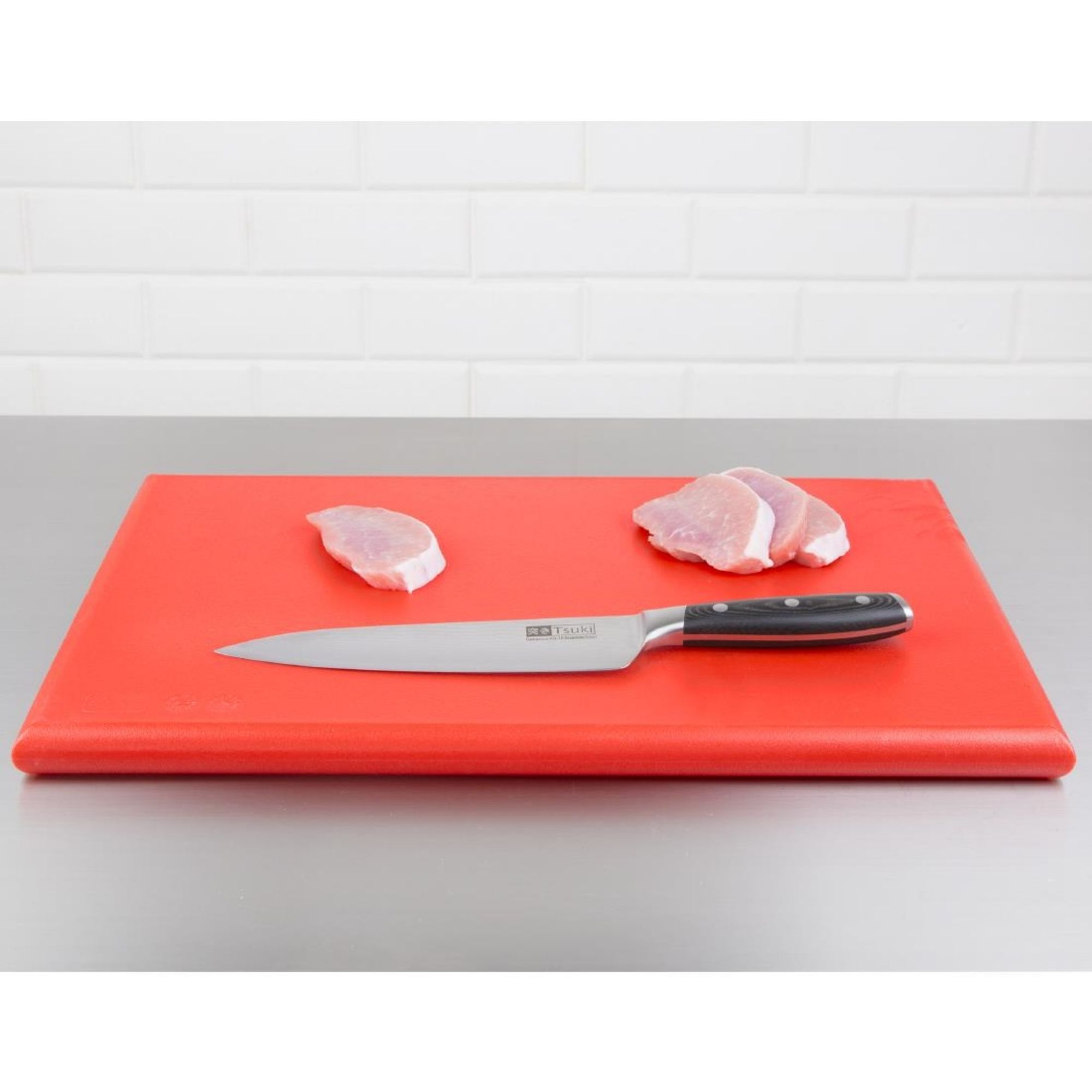 Picture of Hygiplas Thick High Density Red Chopping Board Standard 450x300x25mm