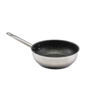 Picture of GenWare Non Stick Teflon Stainless Steel Sauteuse Pan 24cm