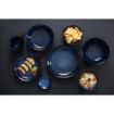 Picture of Olympia Luna Midnight Blue Coupe Plate 255mm (4 Pack)