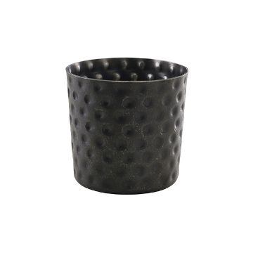 Picture of GenWare Black Vintage Steel Hammered Serving Cup  8.5 x 8.5cm - Pack of 12