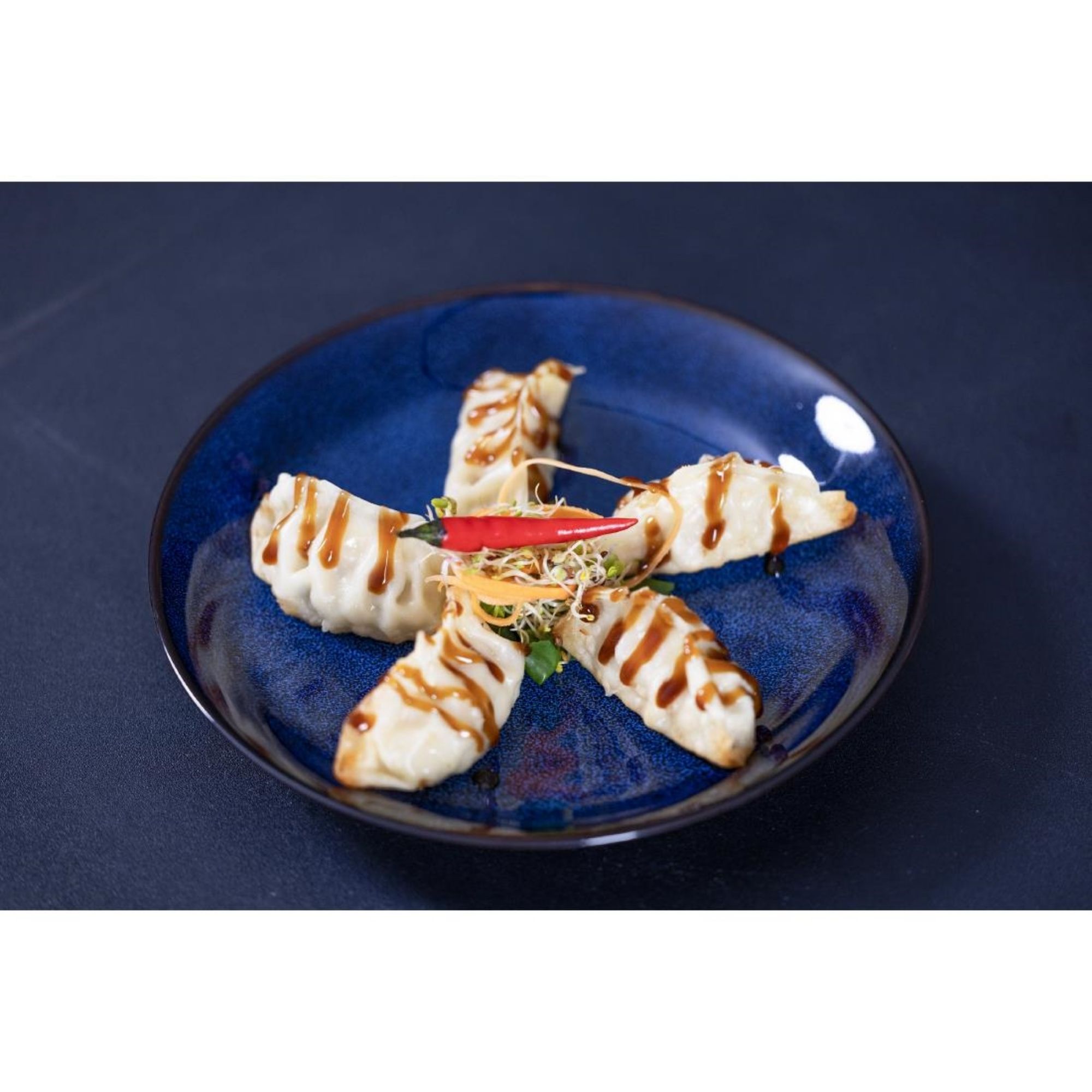 Picture of Olympia Luna Midnight Blue Coupe Plates 205mm (4 pack)