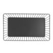 Picture of Olympia Wire Food Display Tray Rectangular Black 330x190x100mm