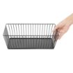 Picture of Olympia Wire Food Display Tray Rectangular Black 330x190x100mm