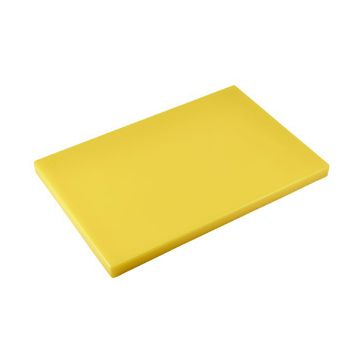 Picture of GenWare Yellow Low Density Chopping Board 18 x 12 x 1"
