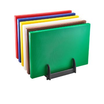 Picture of Low Density Chopping Board And Rack Set 18 x 12 x 1"