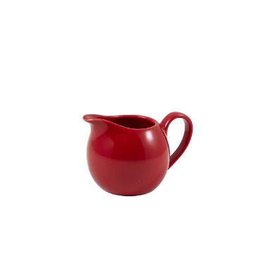 Picture of Genware Porcelain Red Jug 14cl/ 5oz - Pack of 6