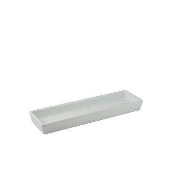 Picture of Genware Porcelain Rectangular Dish Holder 28 x 8cm/11 x 3.25"